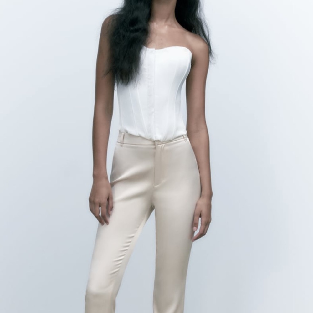 Zara satin pants
